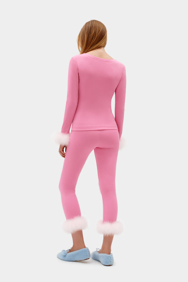 Simonett Sleeper - Weekend Chic Set With Leggings - Pink