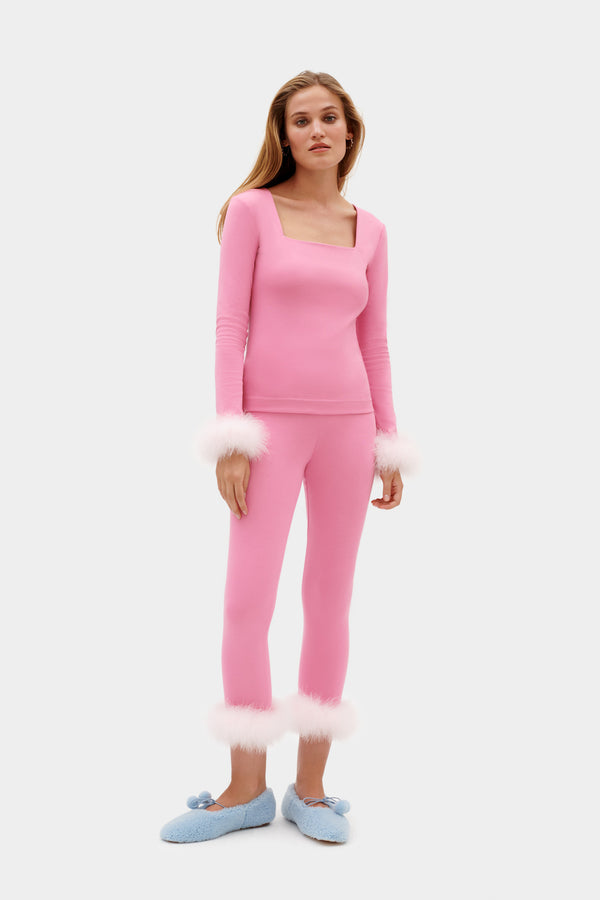 simonett Sleeper - Weekend Chic Set with Leggings - Pink