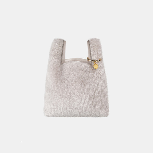 simonetta ravizza Currency FURRISSIMA BABY TAUPE - shearling stirato