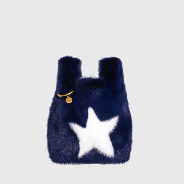 simonetta ravizza Currency FURRISSIMA SALE BLACK - mink star