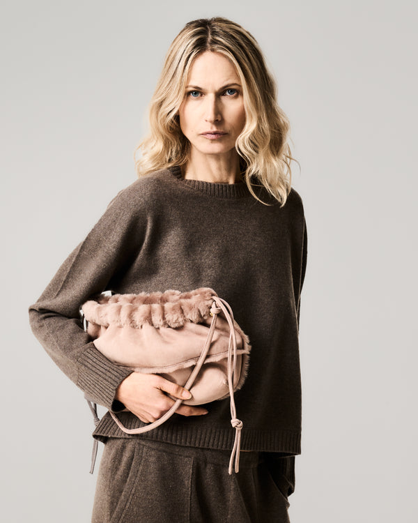 Simonetta Ravizza Currency FURRISSIMA SALE WHITE/BEIGE - Shearling Merino