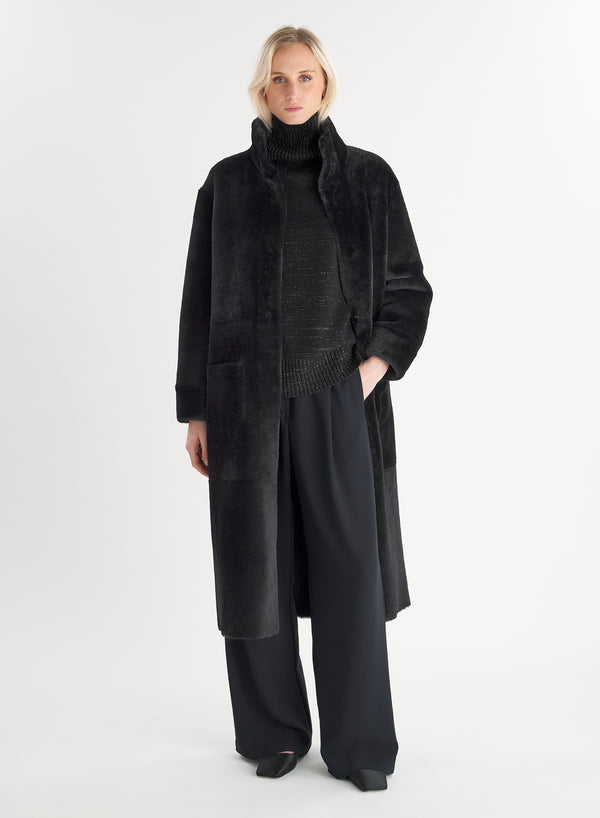 Simonetta Ravizza Currency GIACCHE E CAPISPALLA TAUPE - Shearling Merino