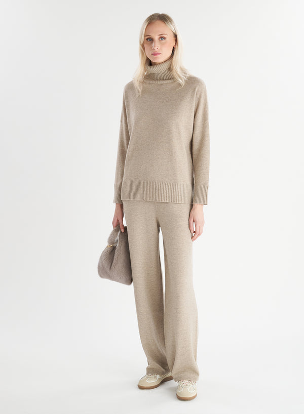 Simonetta Ravizza Currency MAGLIERIA MID BROWN - Cashmere