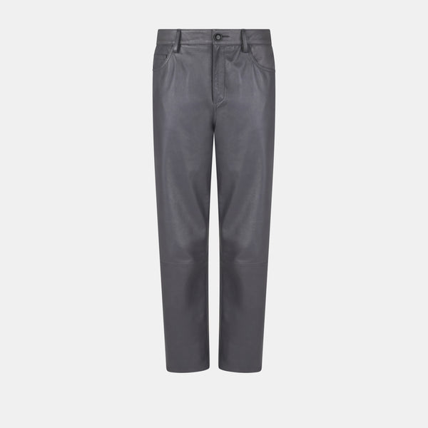 simonetta ravizza Currency PANTALONI E GONNE BLACK - leather