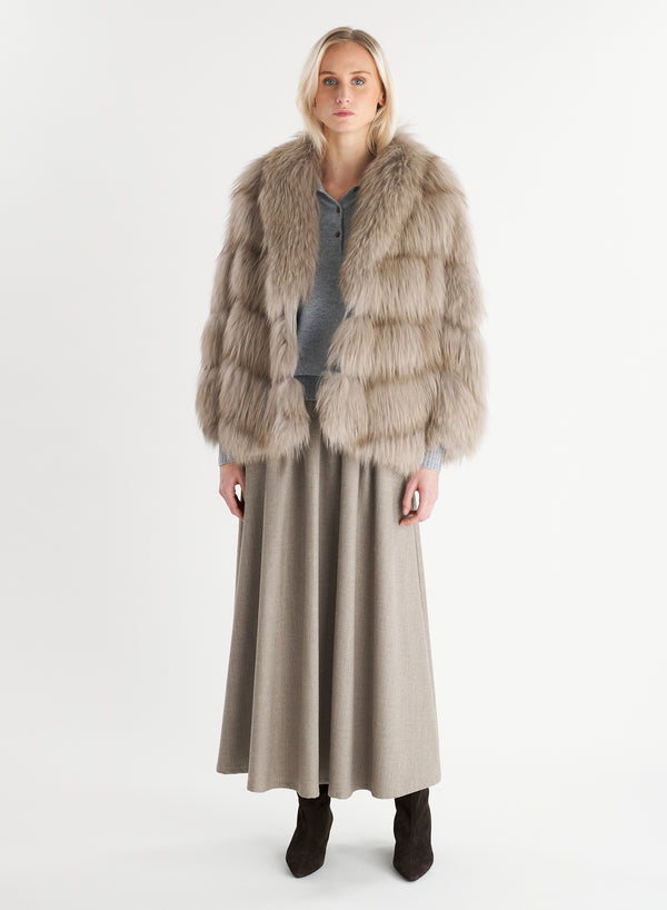 Simonetta Ravizza Currency READY TO WEAR BORDEAUX - Silver Fox
