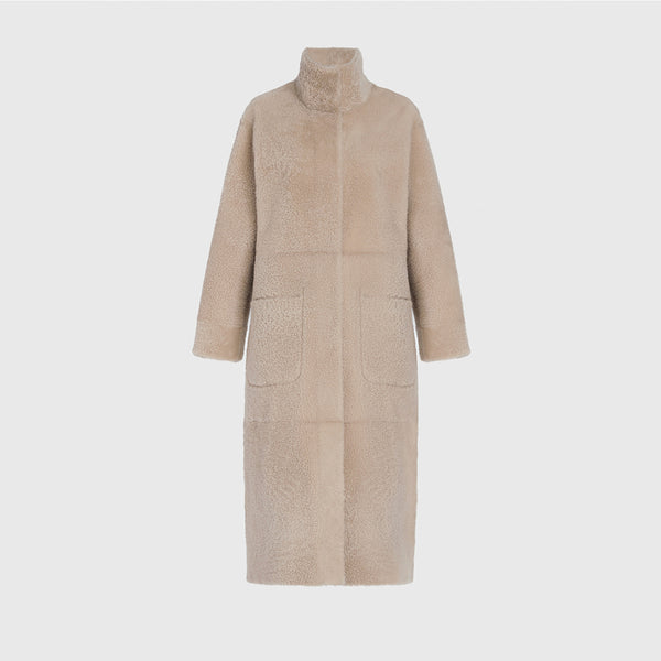 simonetta ravizza Currency READY TO WEAR NOCCIOLA - shearling riccio