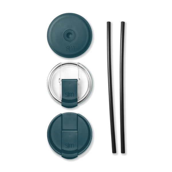 simple modern Classic Tumbler Lid 3 Pack - Straw Lid Flip Lid and Clear Flip Lid