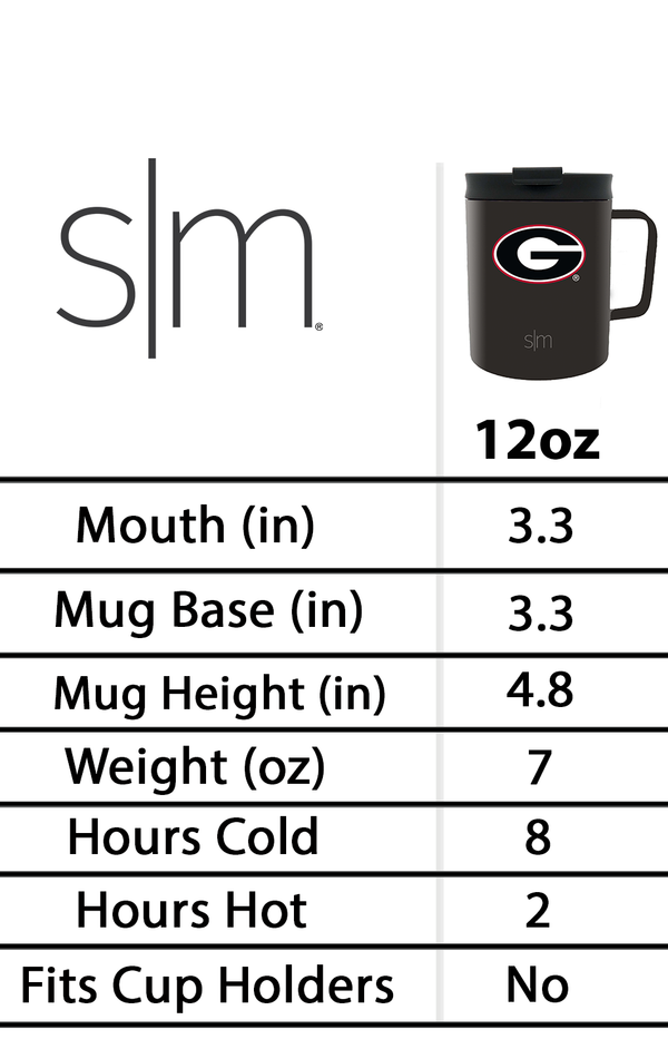 Simple Modern Collegiate Scout Coffee Mug With Flip Lid