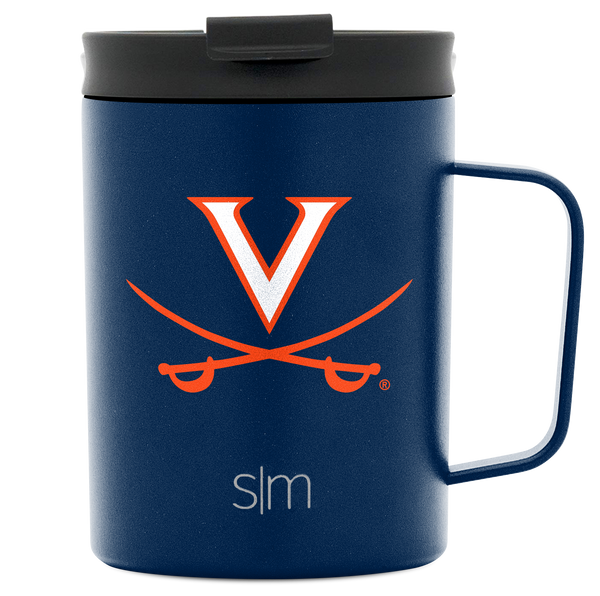 simple modern Collegiate Scout Coffee Mug with Flip Lid