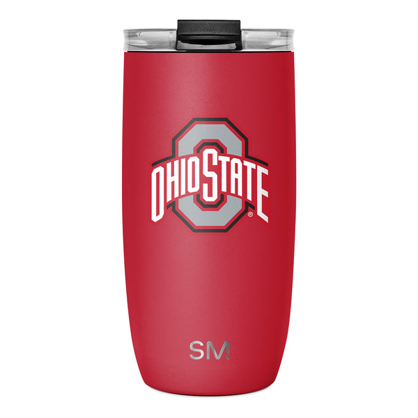 simple modern Collegiate Voyager Tumbler with Clear Flip Lid & Straw