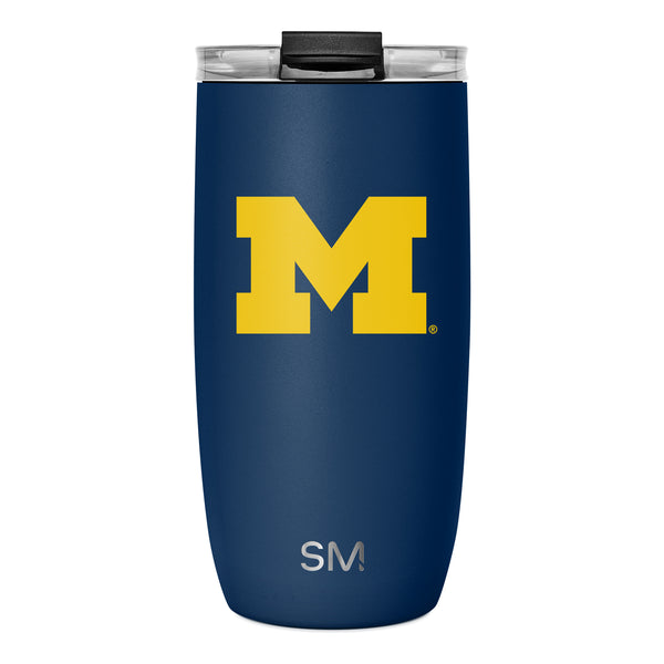 simple modern Collegiate Voyager Tumbler with Clear Flip Lid & Straw