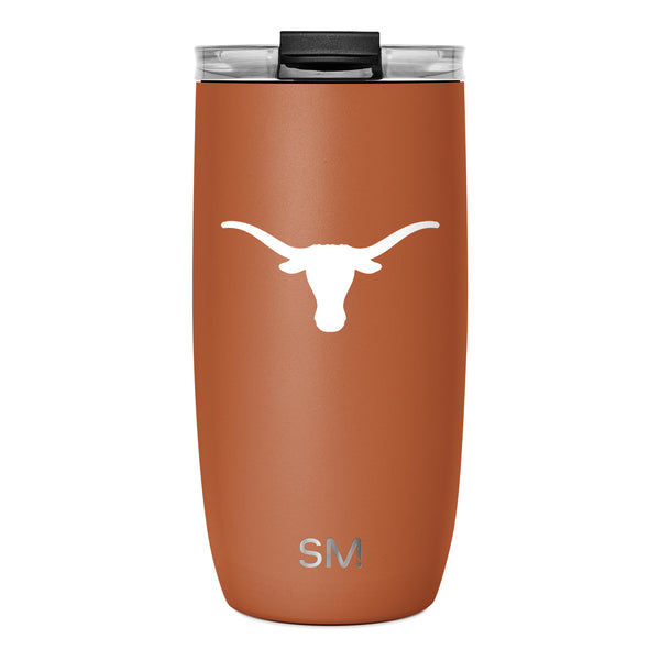 simple modern Collegiate Voyager Tumbler with Clear Flip Lid & Straw