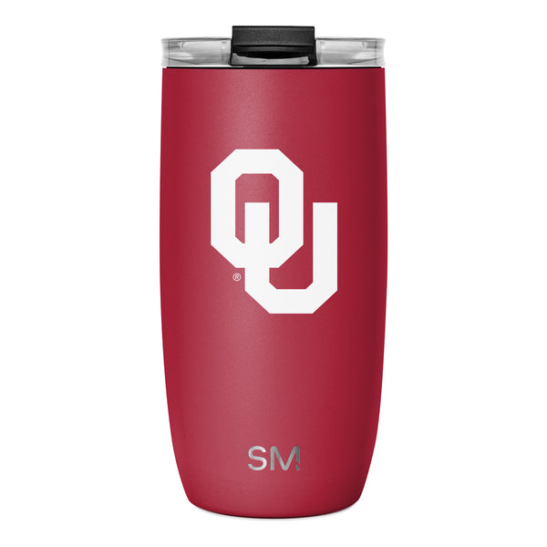simple modern Collegiate Voyager Tumbler with Clear Flip Lid & Straw