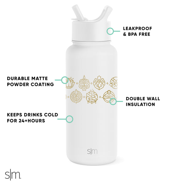 Simple Modern Disney Summit Water Bottle With Straw Lid