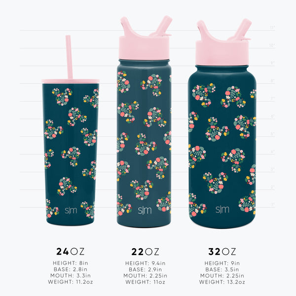 Simple Modern Disney Summit Water Bottle With Straw Lid