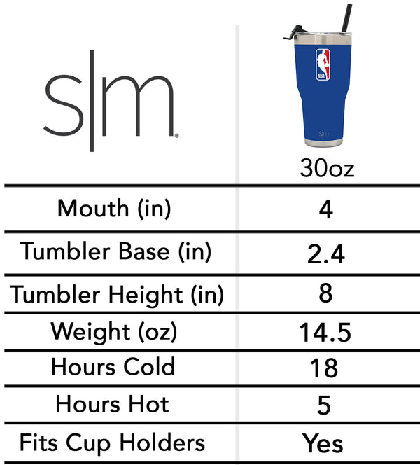 Simple Modern NBA Cruiser Tumbler With Flip Lid And Straw