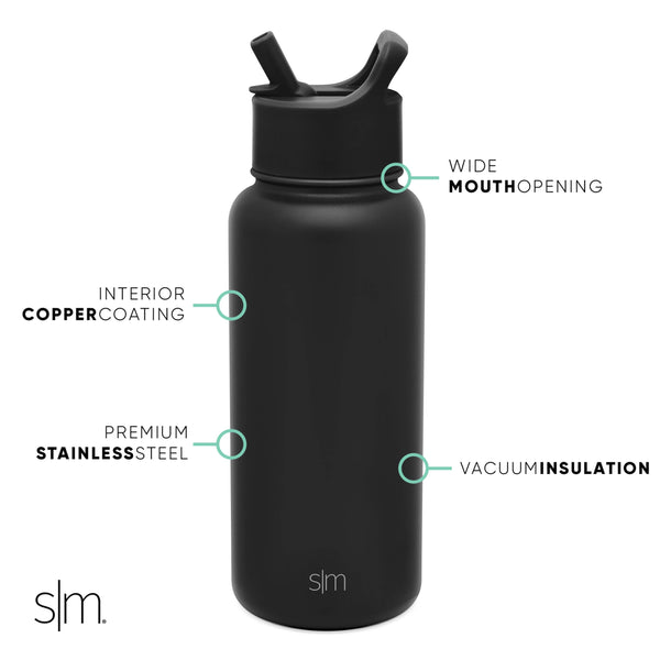 Simple Modern NFL Summit Insulated Water Bottle With Straw Lid