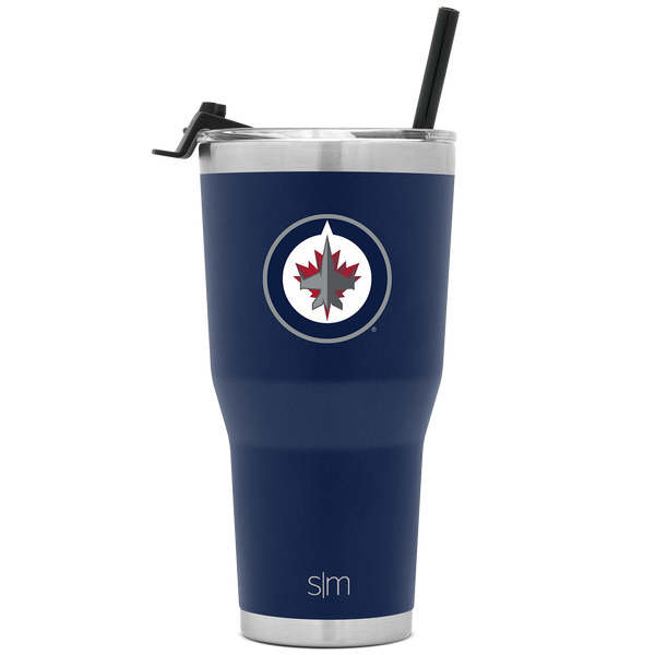 simple modern NHL® Cruiser Insulated Tumbler with Flip Lid and Straw - 30oz