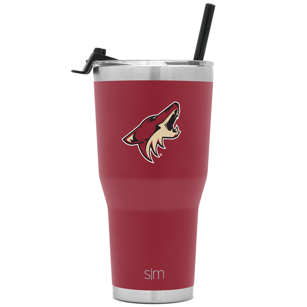 simple modern NHL® Cruiser Insulated Tumbler with Flip Lid and Straw - 30oz