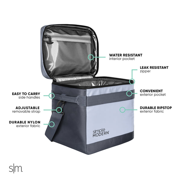 Simple Modern Day Cooler - 12 Can Soft Cooler