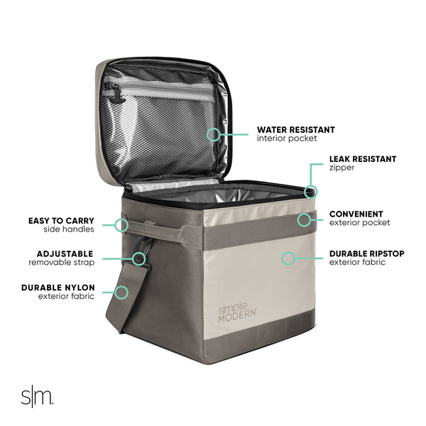 Simple Modern Day Cooler - 12 Can Soft Cooler