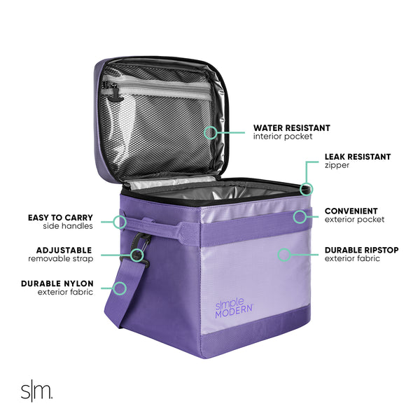 Simple Modern Day Cooler - 12 Can Soft Cooler