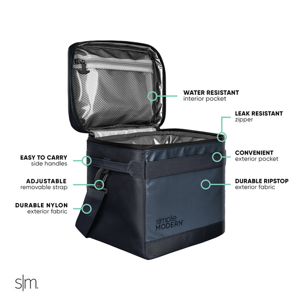 Simple Modern Day Cooler - 12 Can Soft Cooler