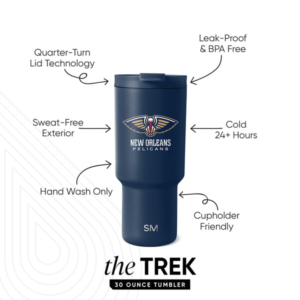 Simple Modern NBA Trek Tumbler With Flip Lid