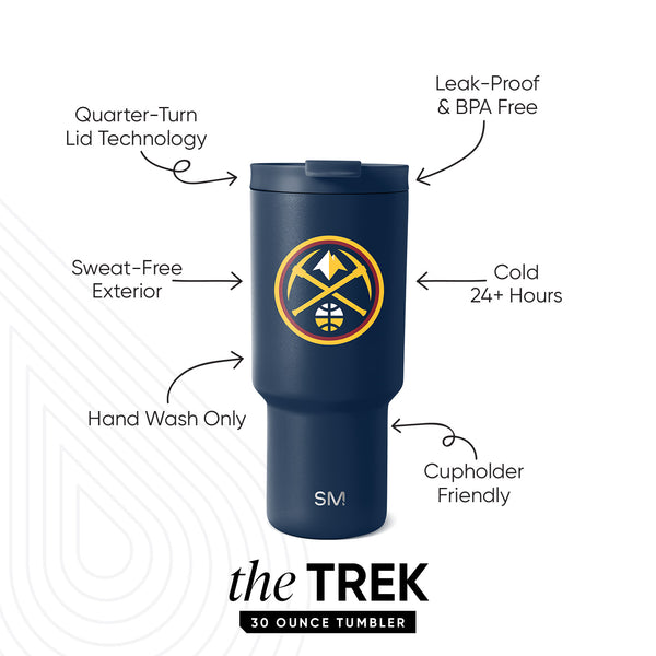 Simple Modern NBA Trek Tumbler With Flip Lid