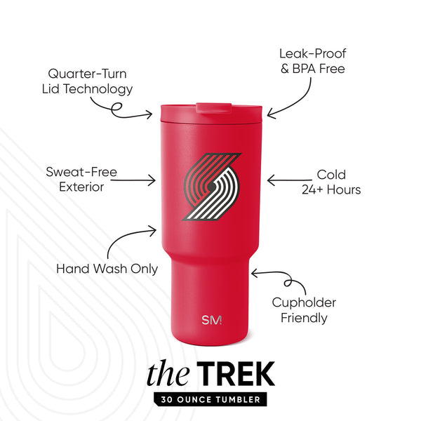 Simple Modern NBA Trek Tumbler With Flip Lid