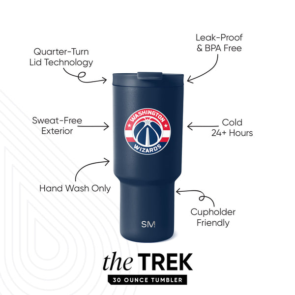 Simple Modern NBA Trek Tumbler With Flip Lid