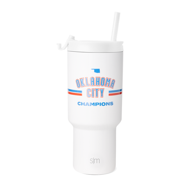 simple modern NBA Trek Tumbler with Flip Lid