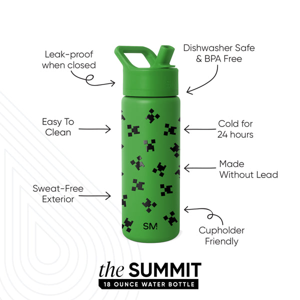 Simple Modern Summit Water Bottle With Straw Lid
