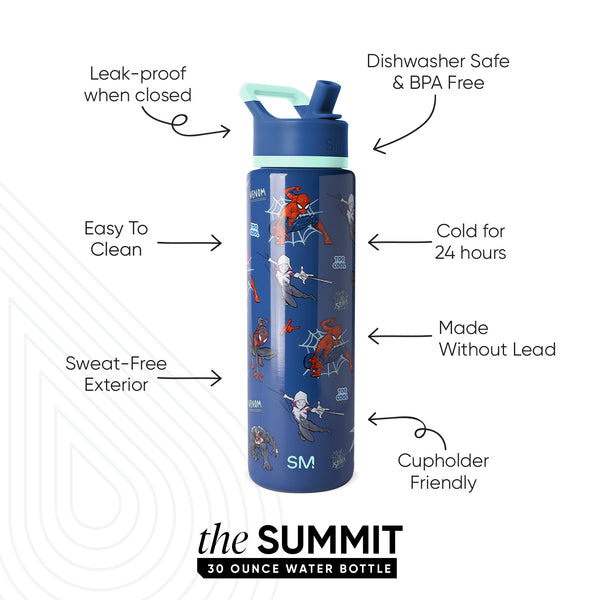 Simple Modern Summit Water Bottle With Straw Lid