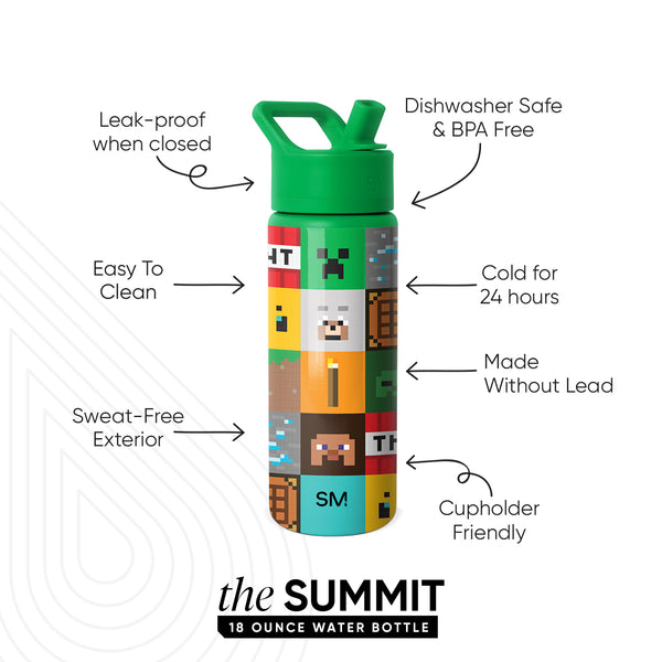 Simple Modern Summit Water Bottle With Straw Lid