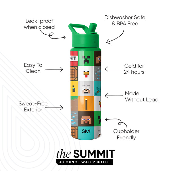 Simple Modern Summit Water Bottle With Straw Lid