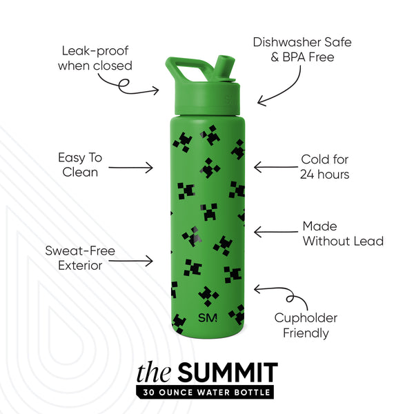 Simple Modern Summit Water Bottle With Straw Lid