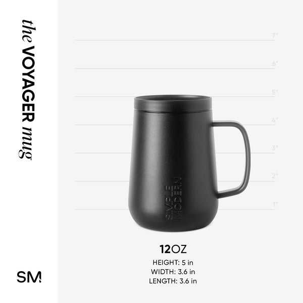 Simple Modern Voyager Mug With Handle - Signature