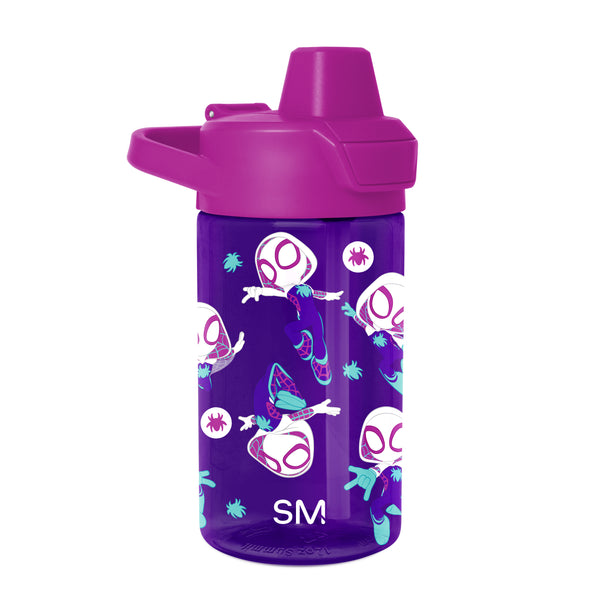 simple modern Summit Kids Plastic Water Bottle with Simple Flip Straw Lid