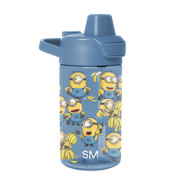 simple modern Summit Kids Plastic Water Bottle with Simple Flip Straw Lid