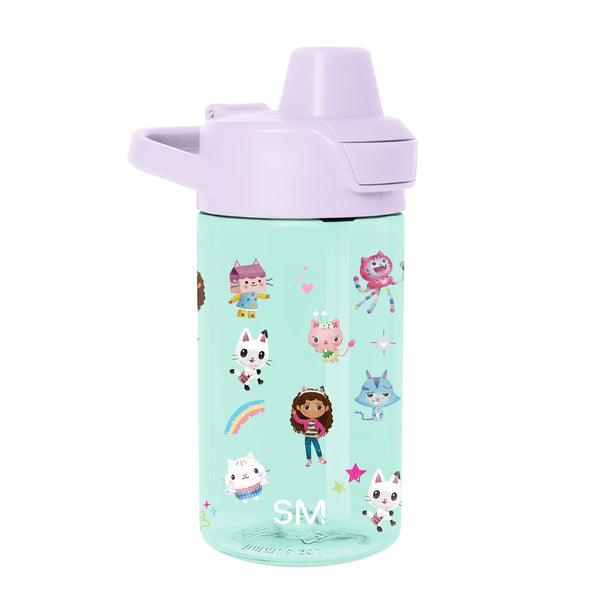 simple modern Summit Kids Plastic Water Bottle with Simple Flip Straw Lid