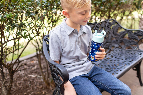 Simple Modern Summit Kids Plastic Water Bottle With Straw Lid