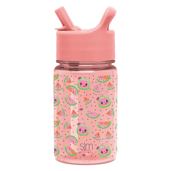 simple modern Summit Kids Plastic Water Bottle with Straw Lid
