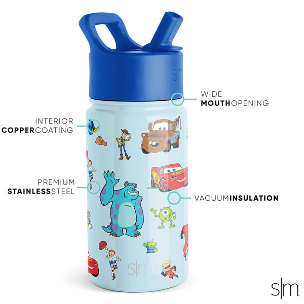Simple Modern Summit Kids Water Bottle With Straw Lid