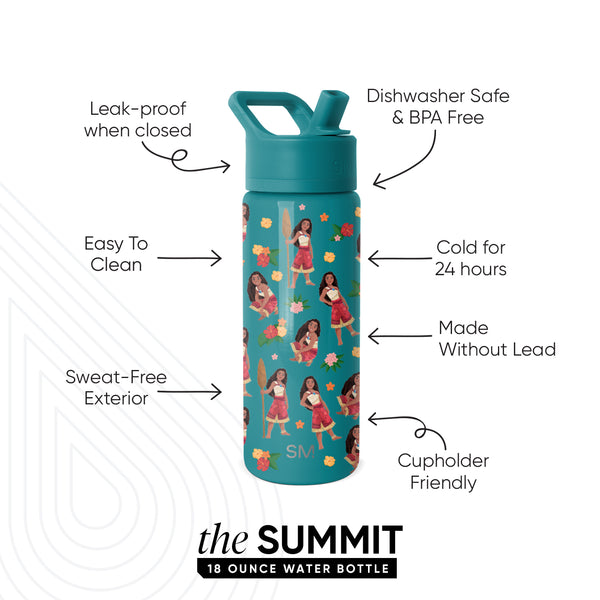Simple Modern Summit Kids Water Bottle With Straw Lid