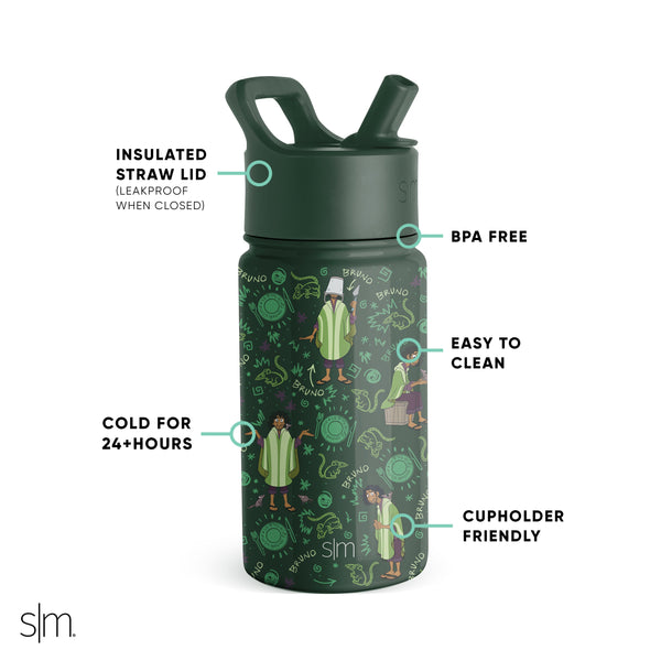 Simple Modern Summit Kids Water Bottle With Straw Lid