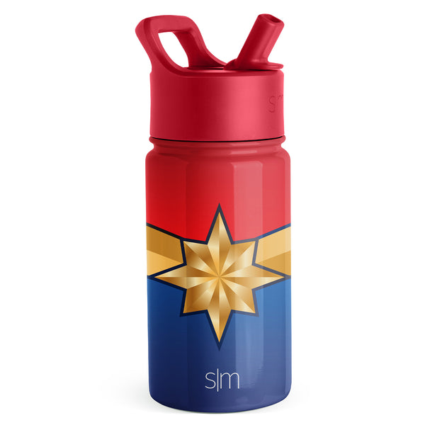 simple modern Summit Kids Water Bottle with Straw Lid