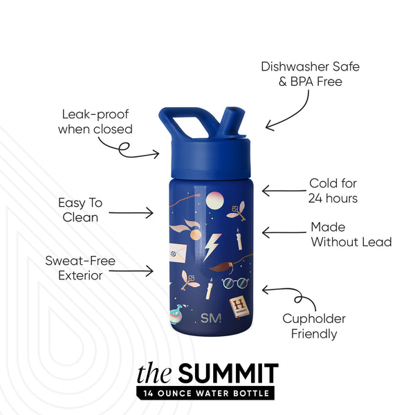 Simple Modern Summit Kids Water Bottle With Straw Lid