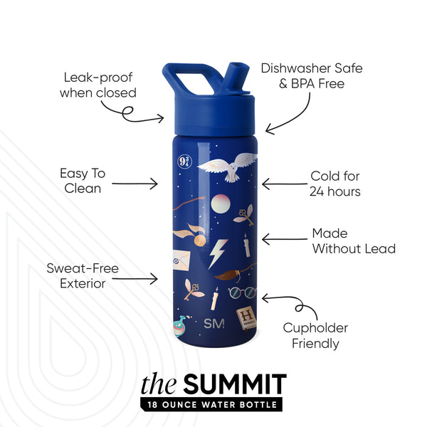 Simple Modern Summit Kids Water Bottle With Straw Lid