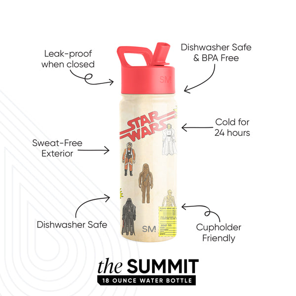Simple Modern Summit Kids Water Bottle With Straw Lid